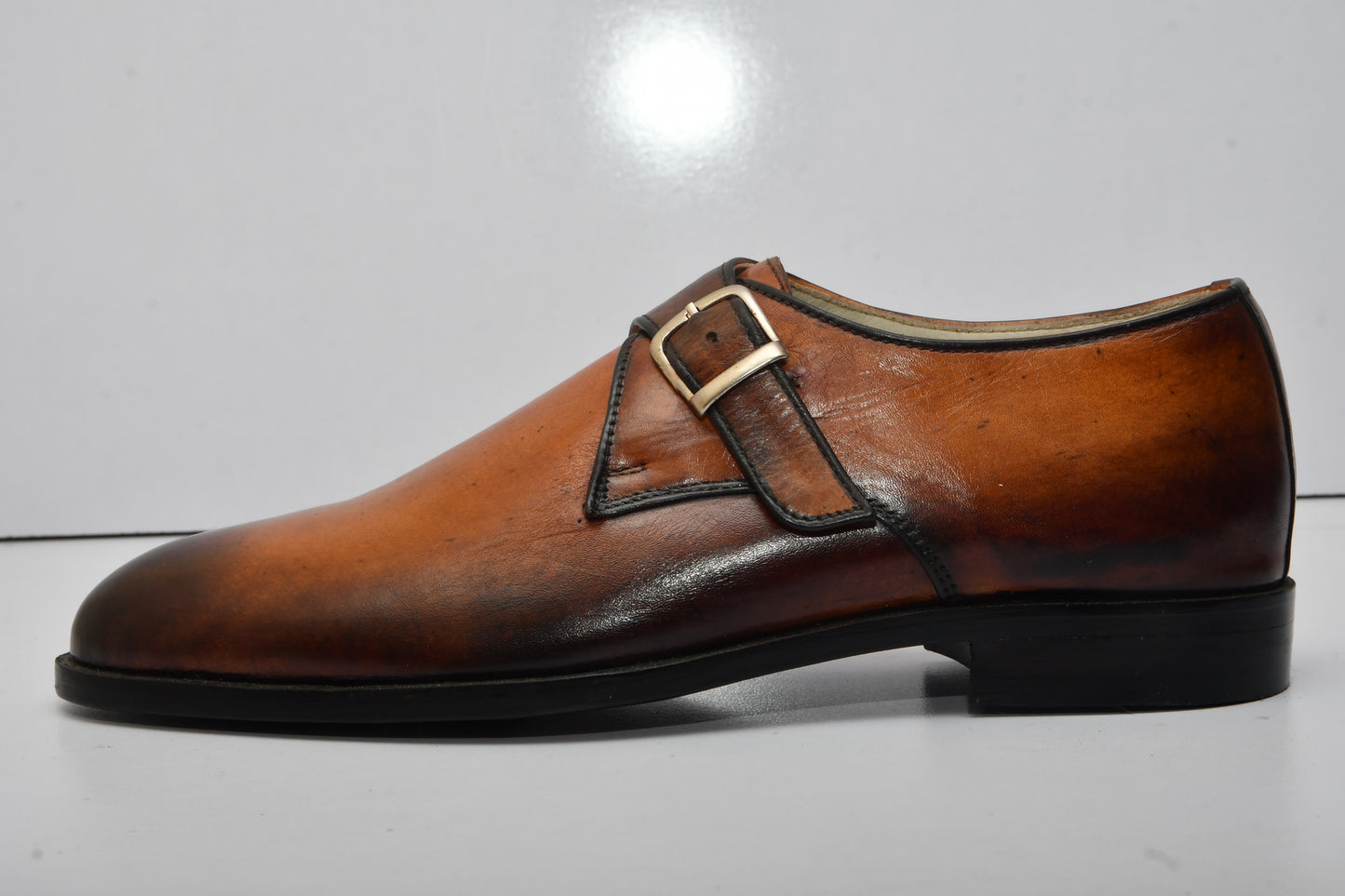 Leather Handmade New Monk Shoes / Moccasins