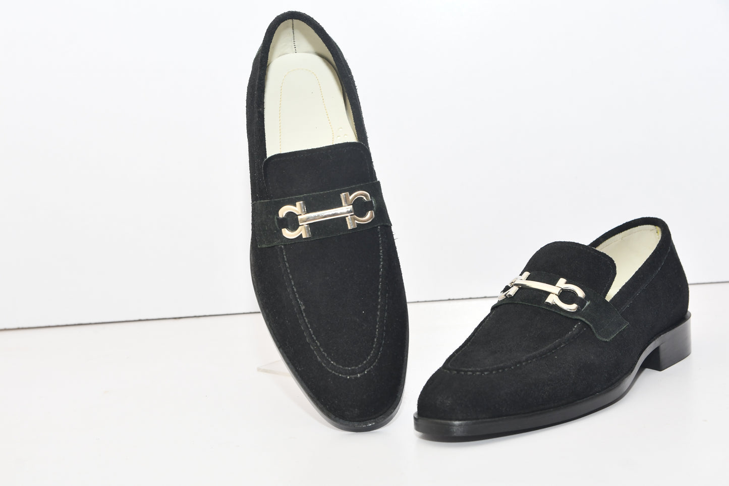Handmade New Suede Leather Dress Moccasins