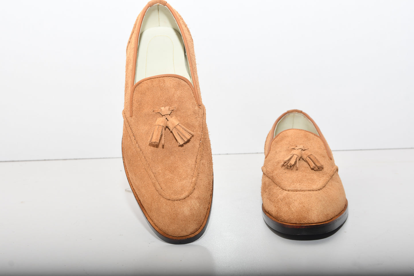 Handmade New Suede Leather Moccasins / Loafers