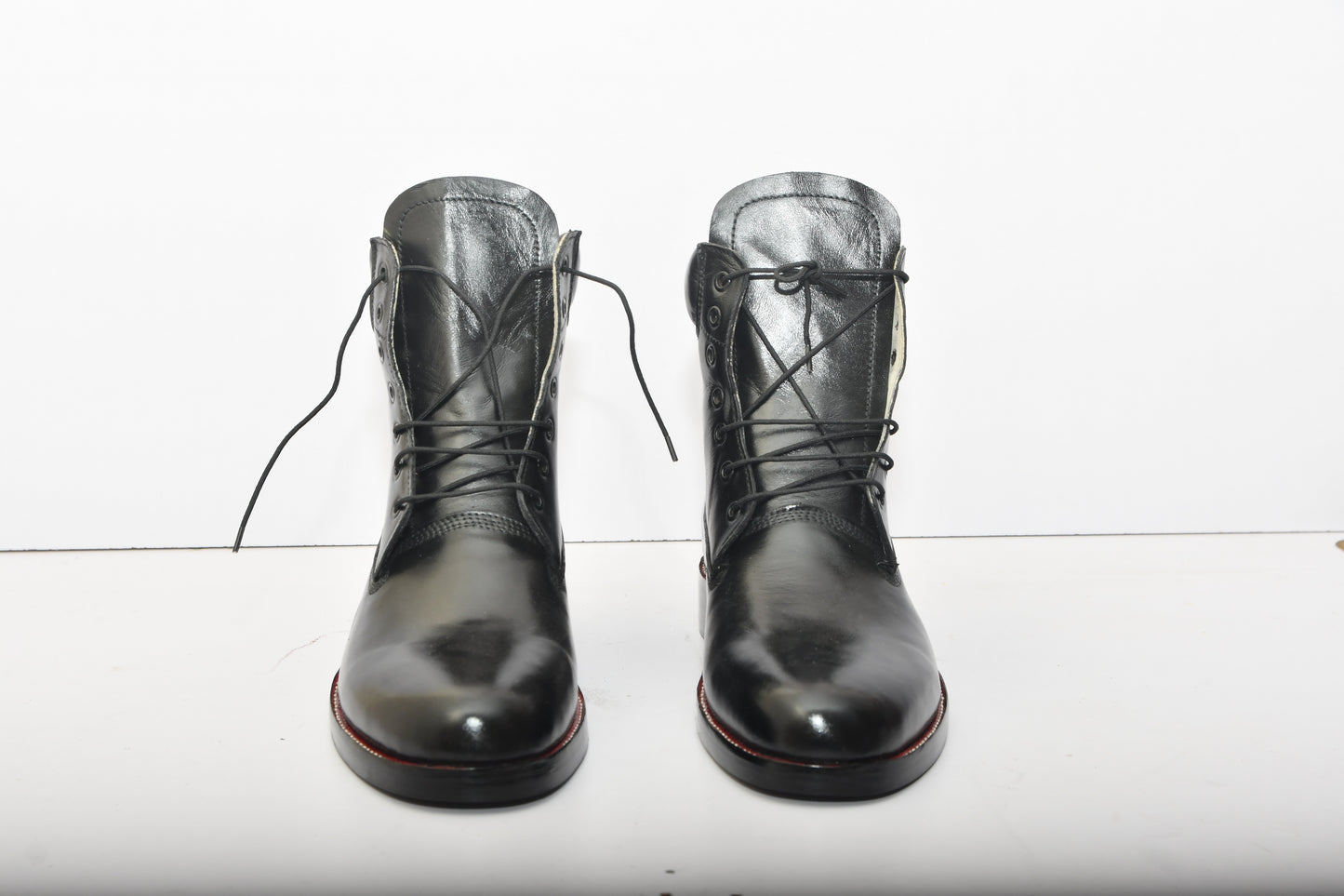 Handmade New Leather Lace-up Ankle Boots TunpurLand