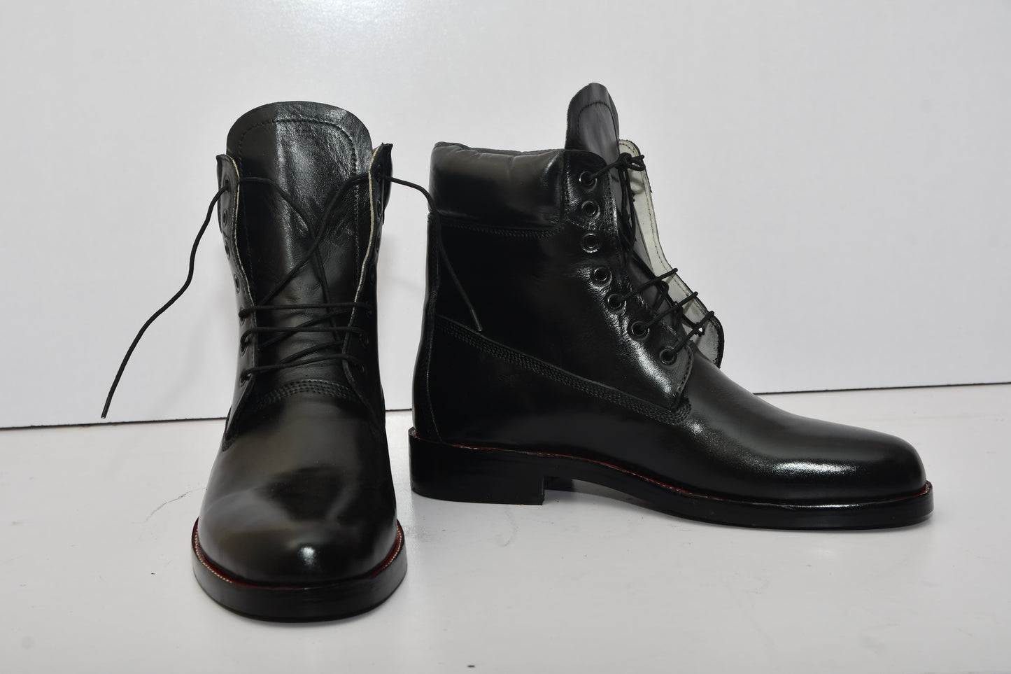 Handmade New Leather Lace-up Ankle Boots TunpurLand