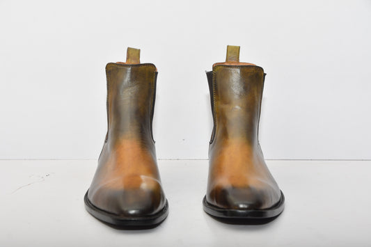 Handmade New Leather Chelsea Boots