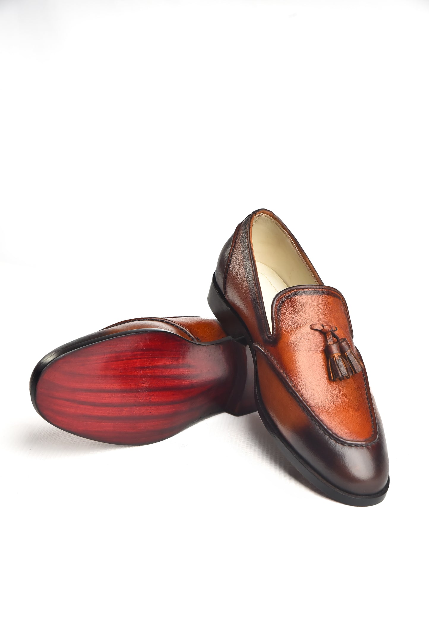 Handmade New Leather Dress Moccasins