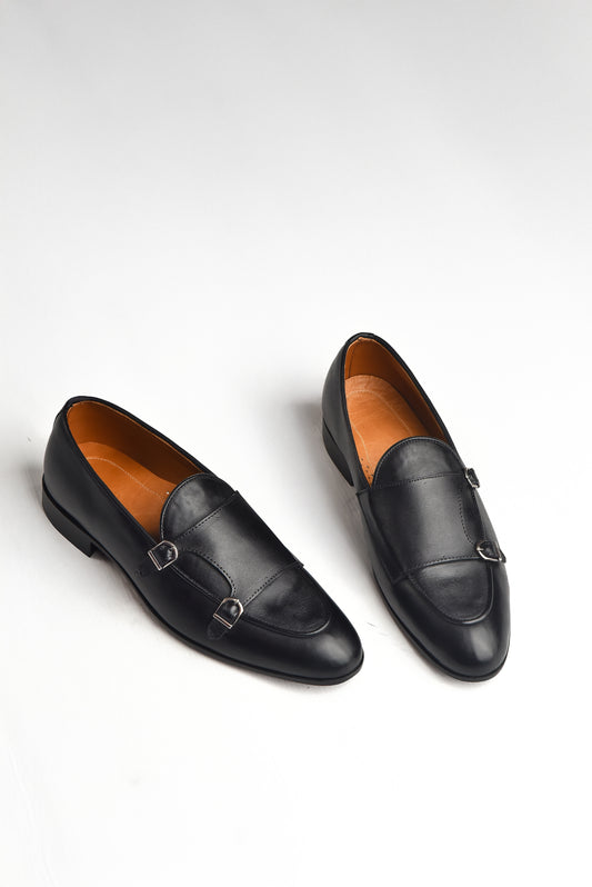 HandMade All Leather New Monk Moccasins / Loafers