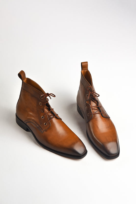 HandMade New Lace-Up Ankle Boots