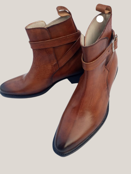 Leather Handmade New Ankle Boots / Jodhpur Boots