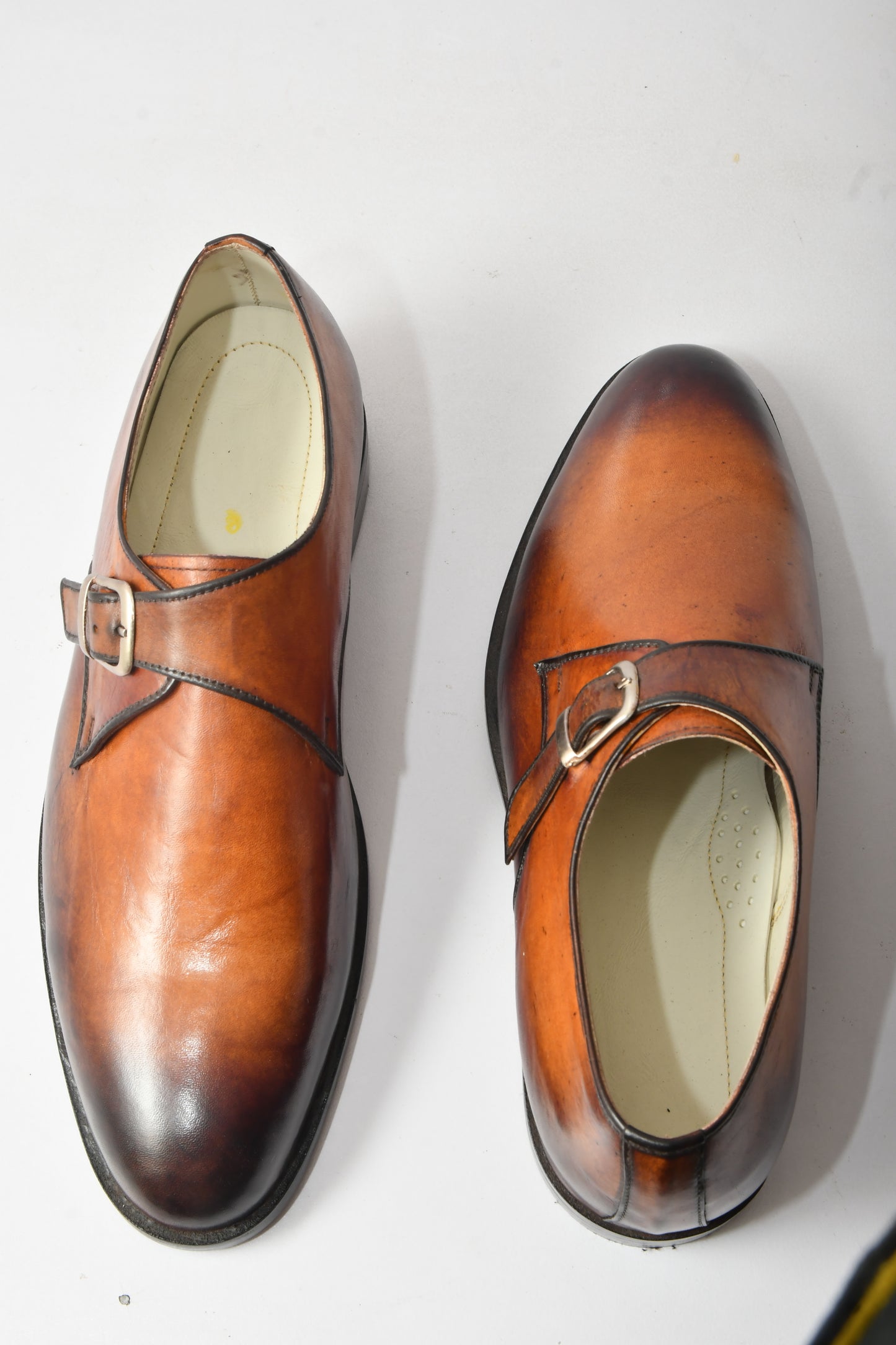 Leather Handmade New Monk Shoes / Moccasins