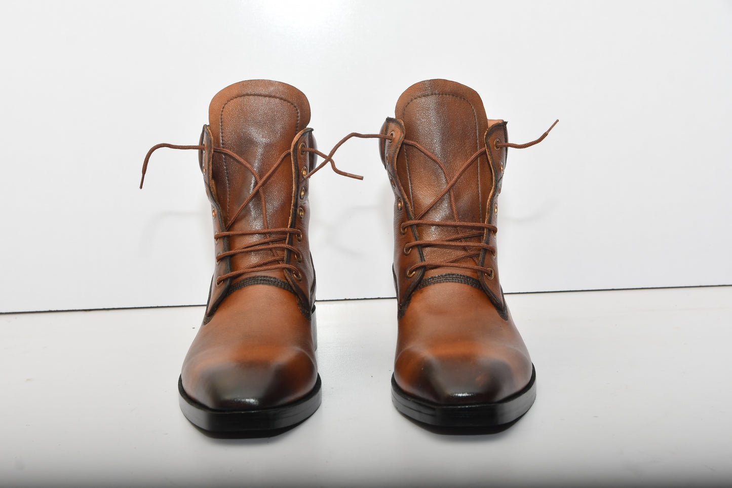 Handmade New Leather Lace-up Ankle Boots