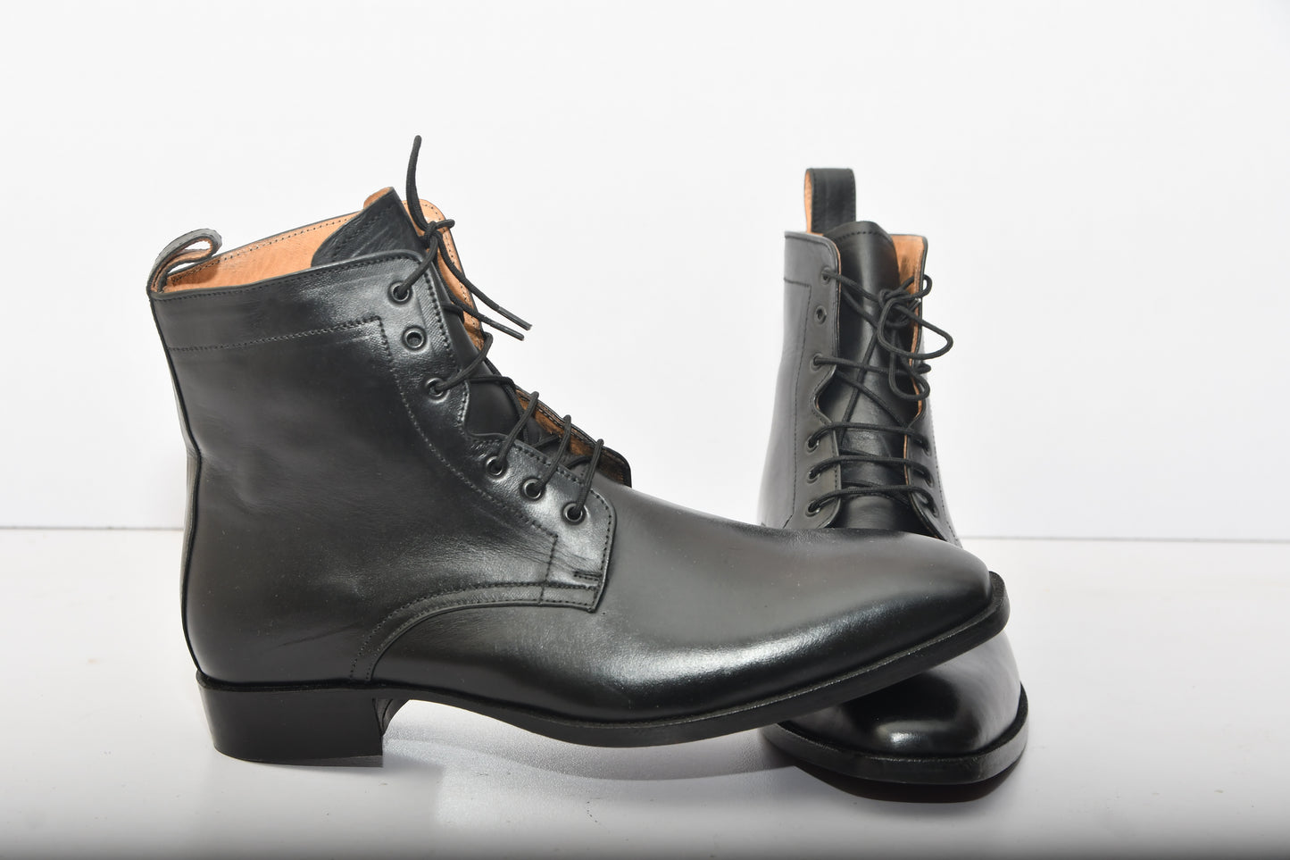 Handmade New Leather Lace-up Ankle Boots