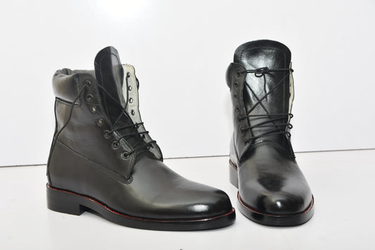 Handmade New Leather Lace-up Ankle Boots TunpurLand