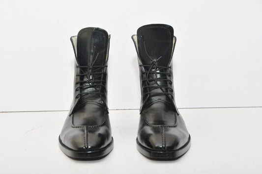 Handmade New Leather Lace-up Ankle Boots