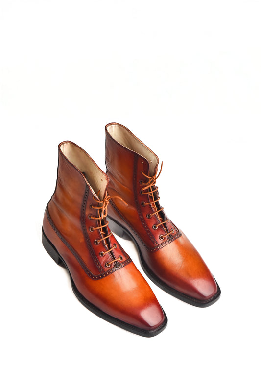 HandMade Lace Up Ankle Boots