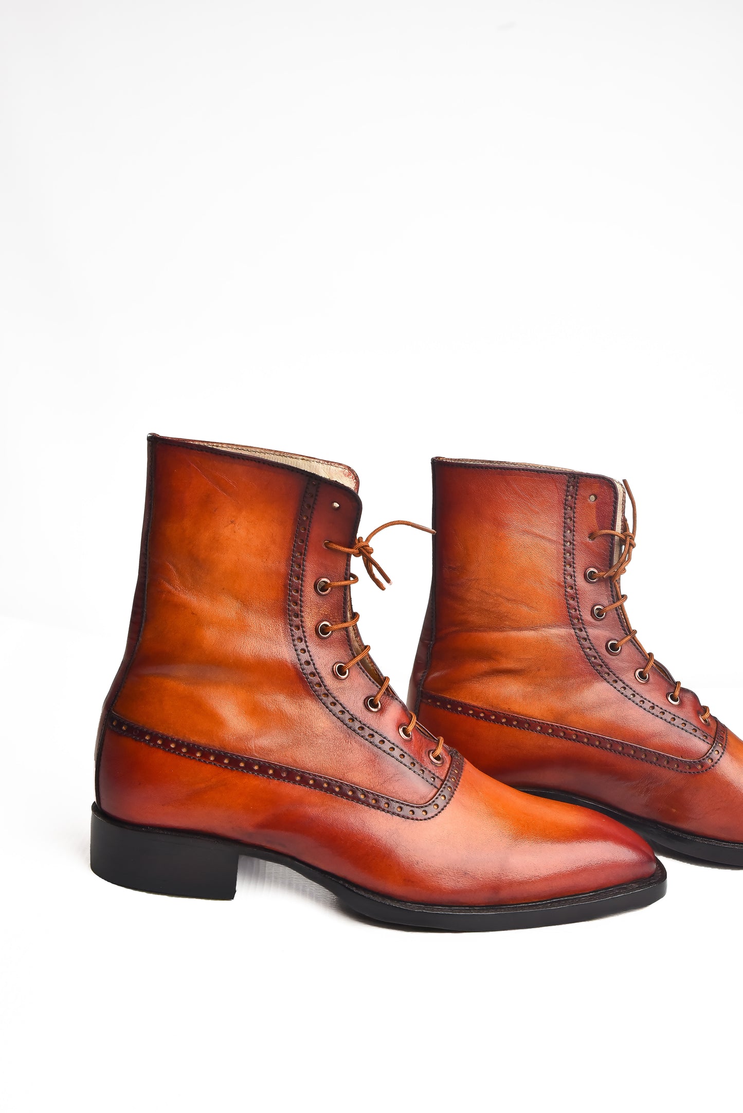HandMade Lace Up Ankle Boots
