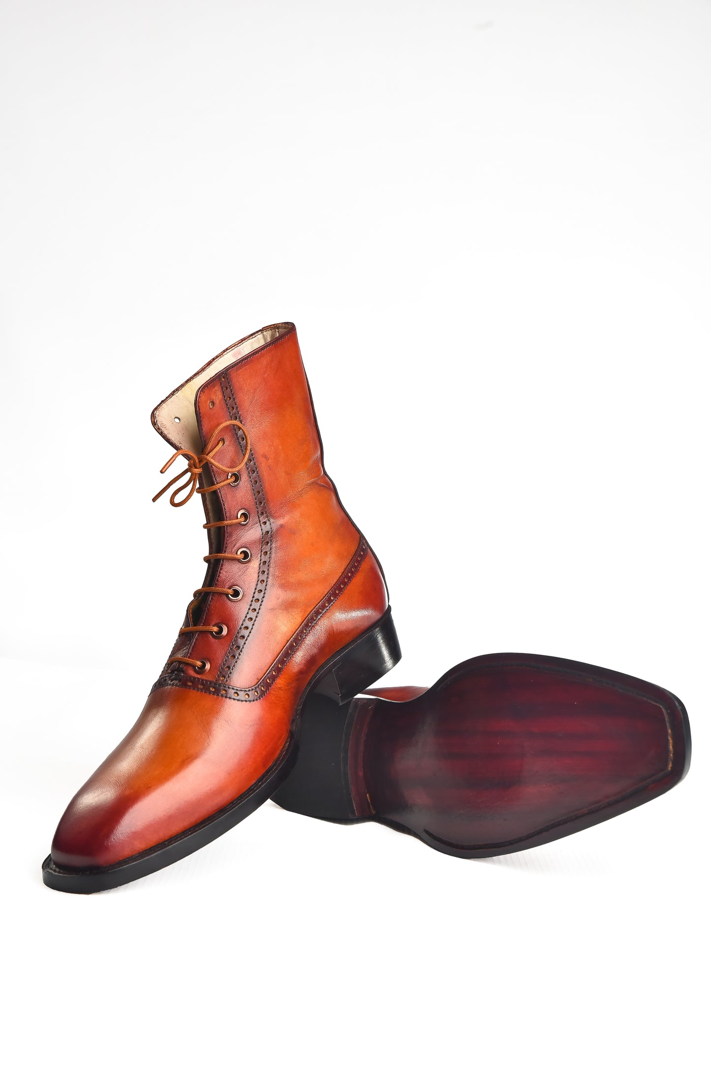 HandMade Lace Up Ankle Boots