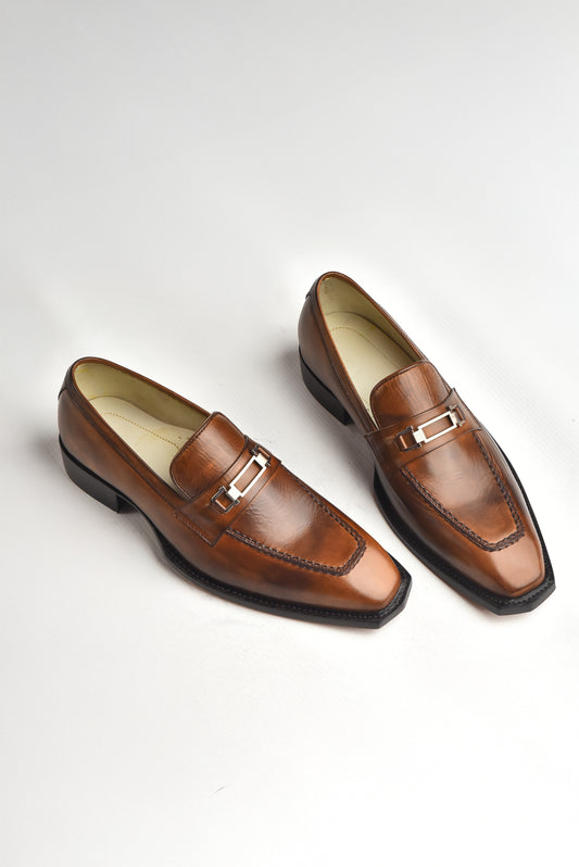 Handmade New Leather Dress Moccasins