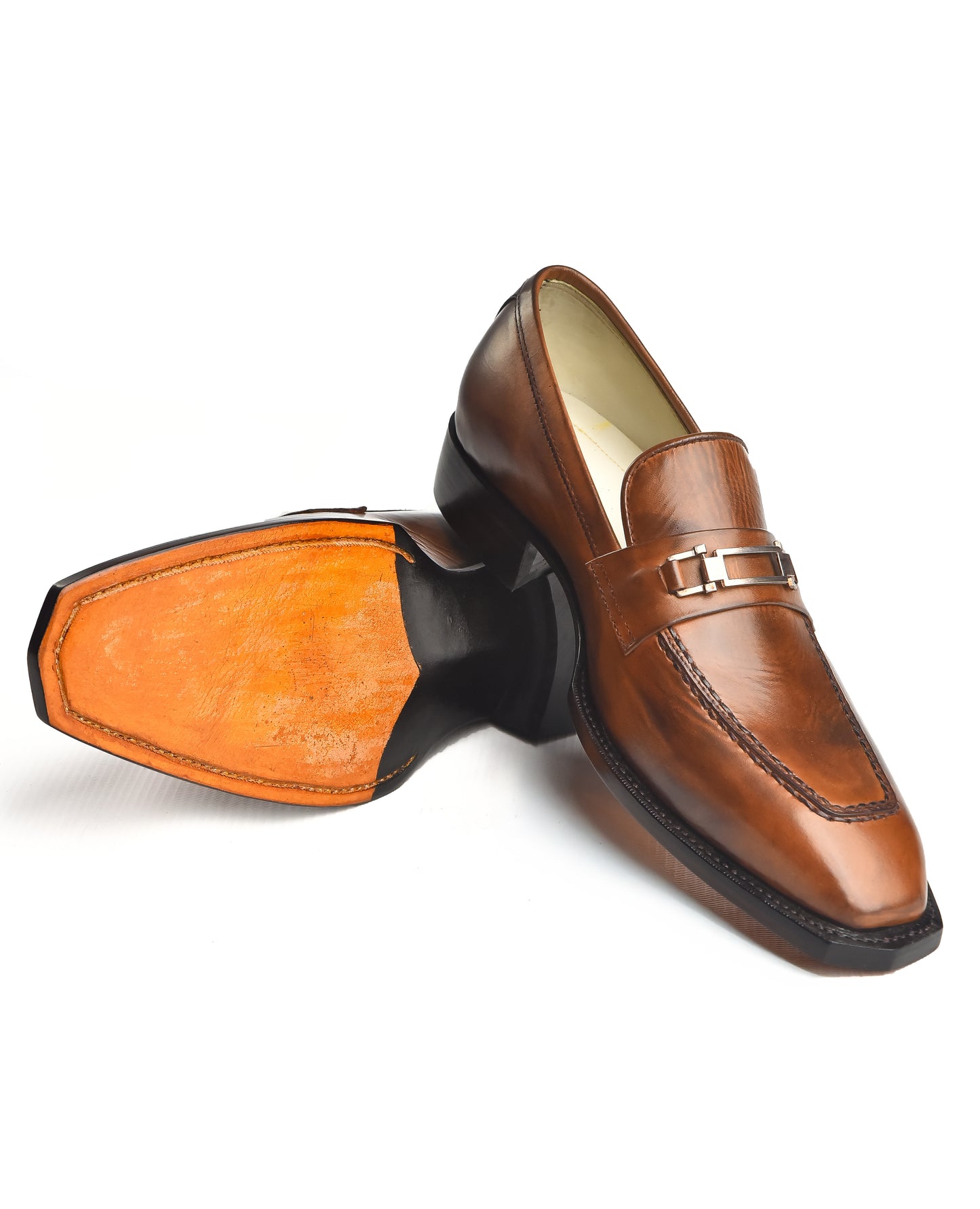 Handmade New Leather Dress Moccasins
