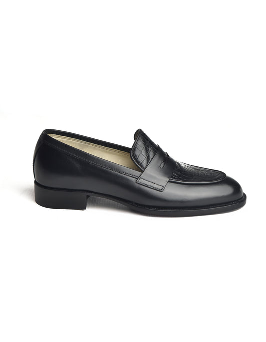 HandMade New Crocodile Leather Dress Moccasins