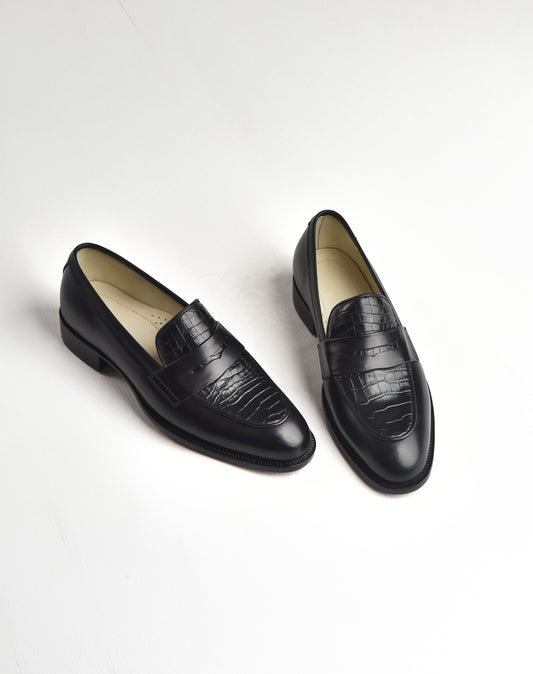 HandMade New Crocodile Leather Dress Moccasins