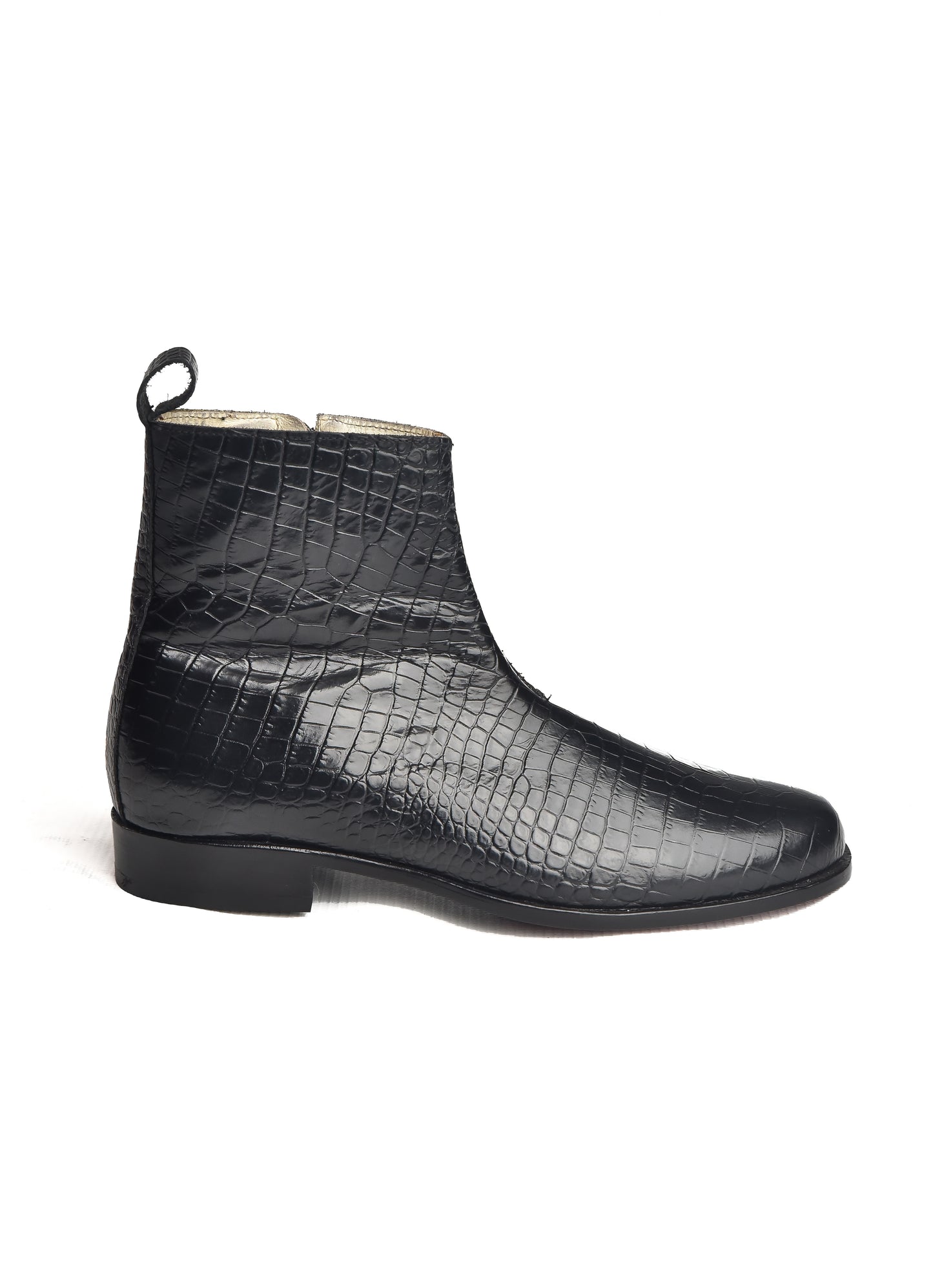 HandMade Leather Zip Boots