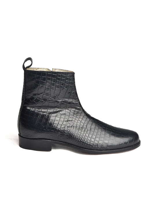 HandMade Leather Zip Boots